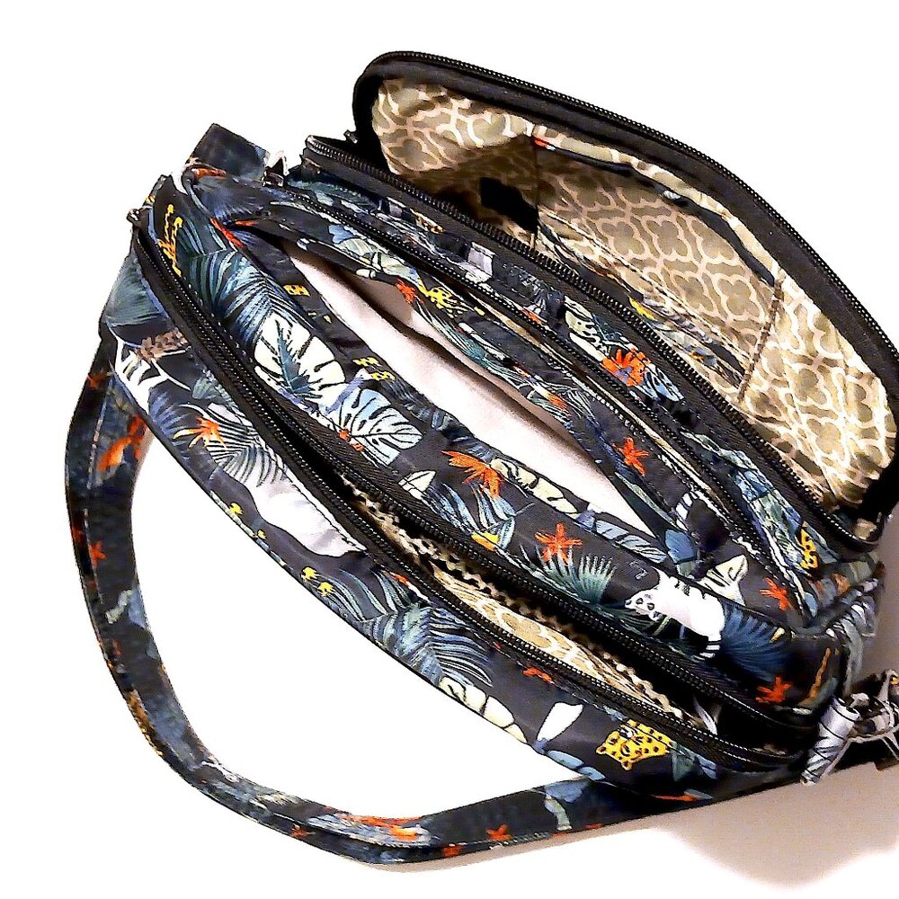 Lug Carousel XL Crossbody Bag – Wildlife Black – RFID, Water Resistant - Picture 11 of 16
